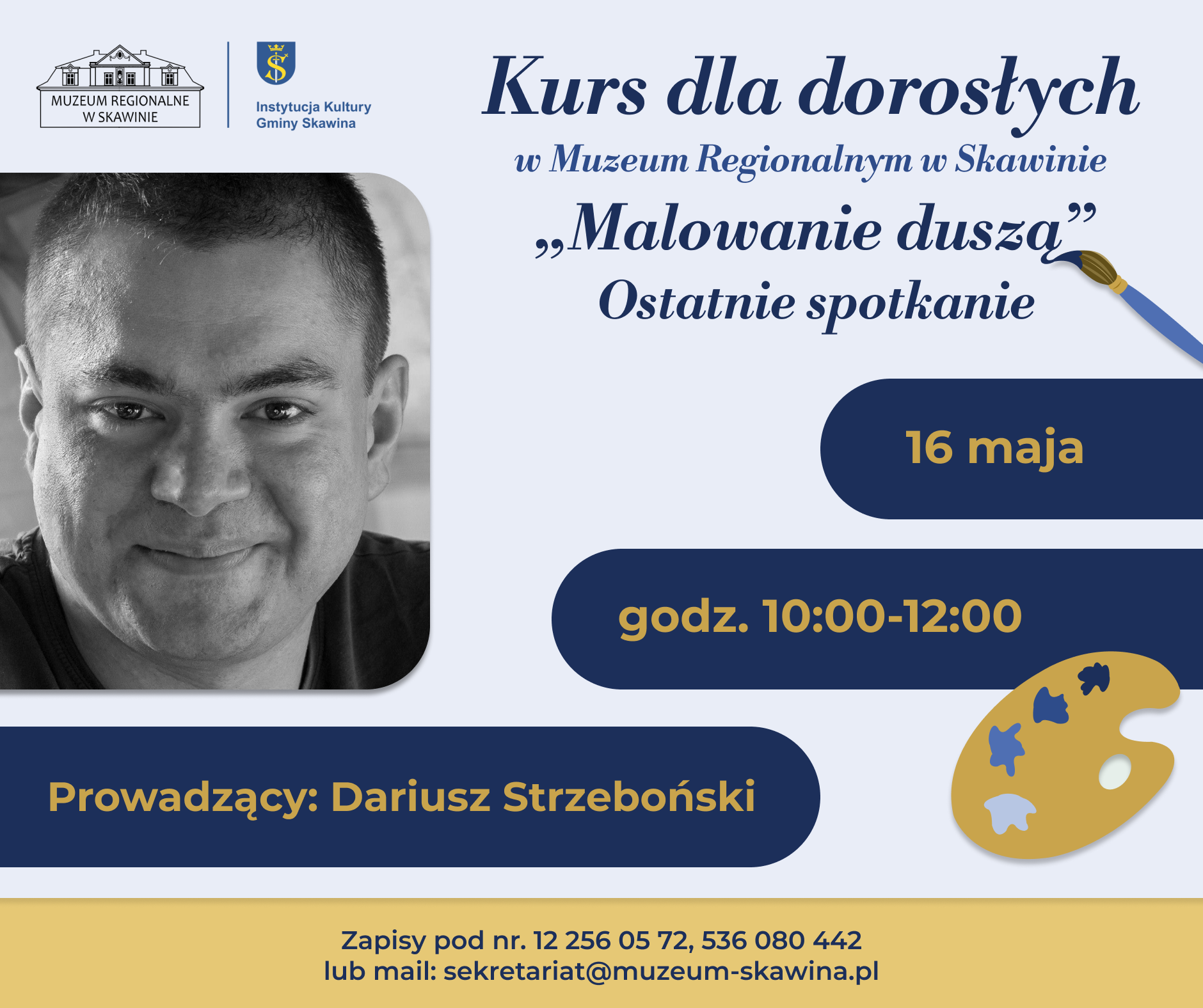 16 maja – ostatnie warsztaty malarskie „Malowanie duszą”